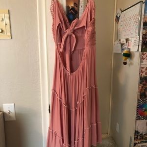 Zaful Pink Lace Dress